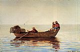 Winslow Homer Three Boys in a Dory with Lobster Pots painting